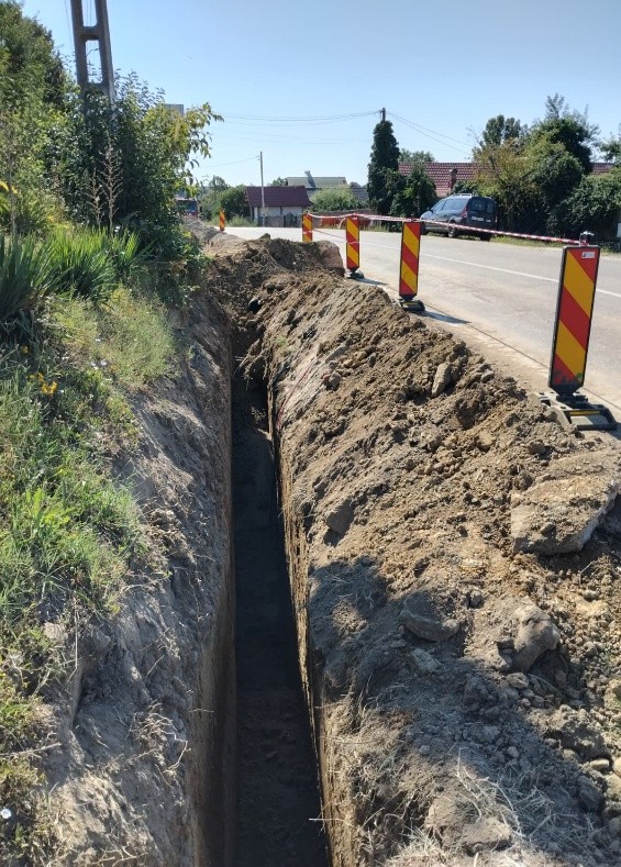 Str. Victoriei – alimentare cu apă și canalizare D250